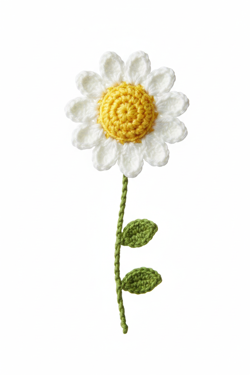 Handmade Crochet Daisy