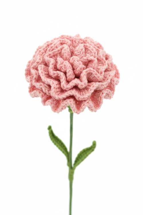 Handmade Crochet Carnation